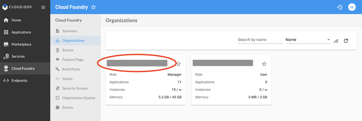 &quot;Click on the box of the organization that you want to manage users for.&quot;